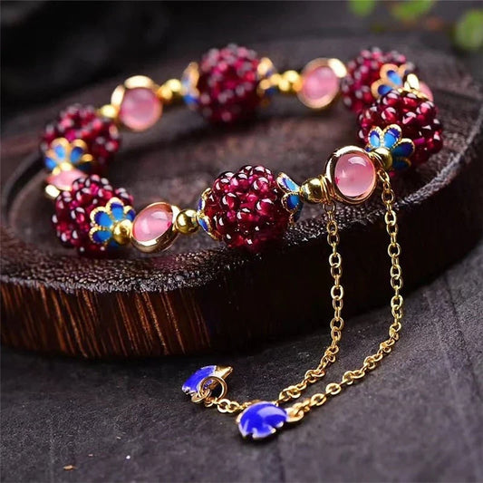Bracciale di melograno naturale