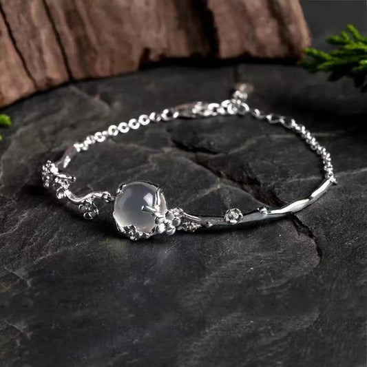 Bracciale vintage con ramo di fiori