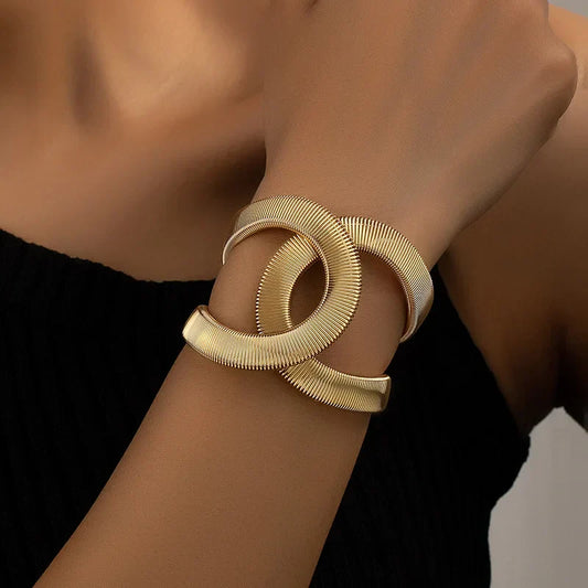 Elegante braccialetto doppio
